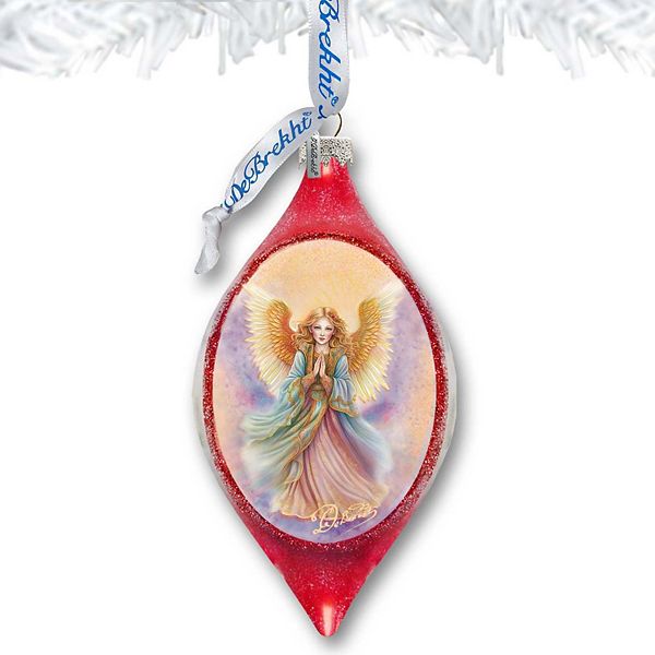 Angel Drop Glass Ornament by G. Debrekht - Nativity Holiday Decor - 757-051 G.DeBrekht