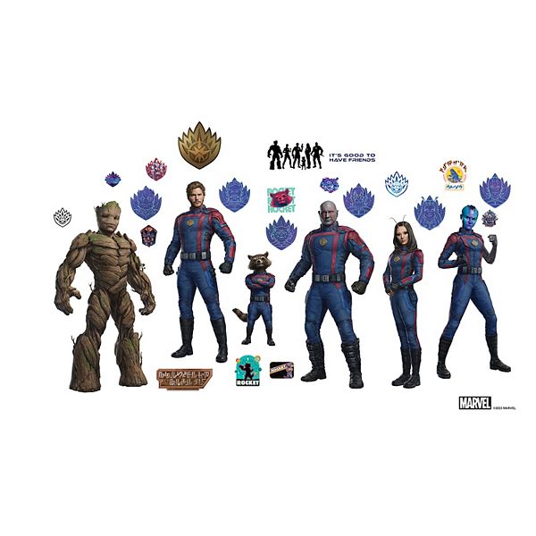 RoomMates Guardians of the Galaxy 3 Peel and Stick Wall Decals RoomMates