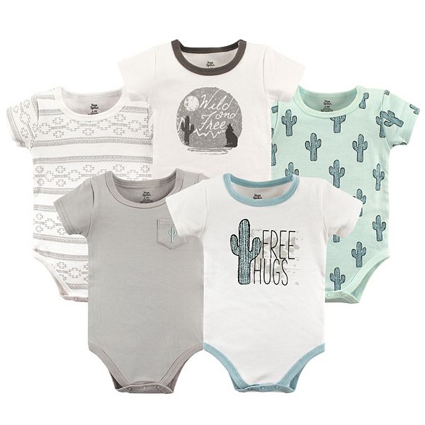  Комплекты Одежды Yoga Sprout Baby Boy Cotton Bodysuits 5pk Yoga Sprout