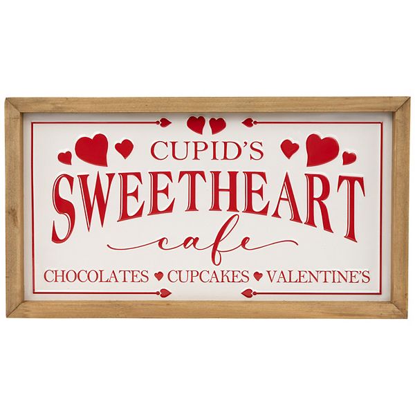 Northlight Cupid's Sweetheart Cafe Valentine's Day Wall Decor Northlight