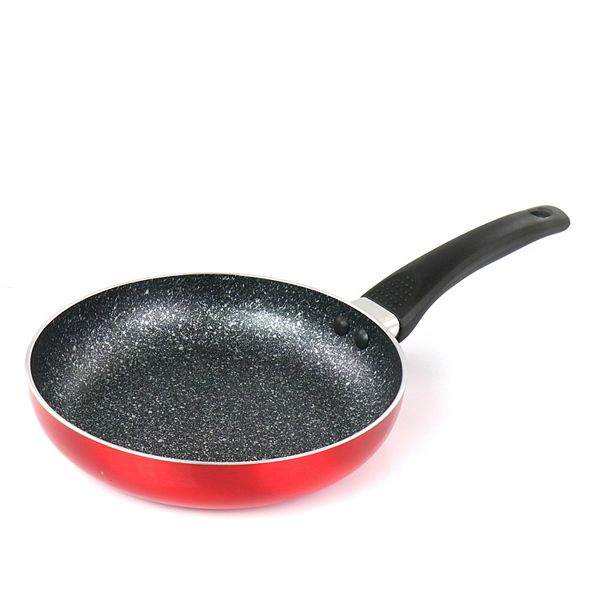 Oster 8 Inch Red Aluminum Non Stick Frying Pan with Bakelite Handle Oster Cocina