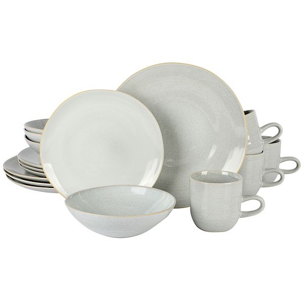 Laurie Gates Ravenna 16 Piece Round Stoneware Dinnerware Set Laurie Gates