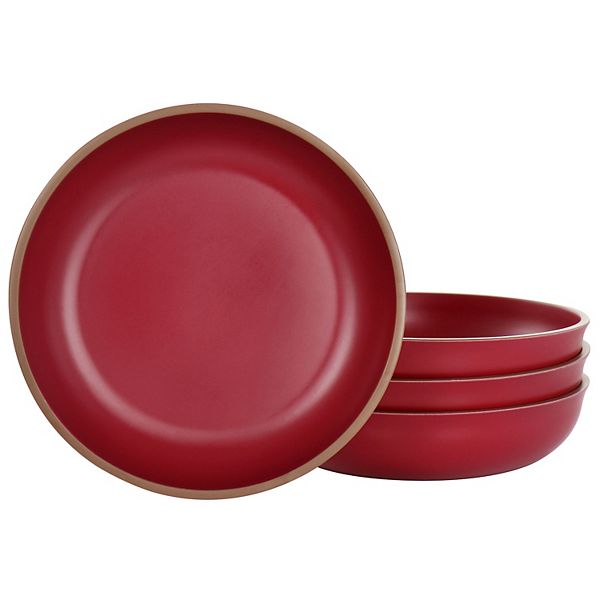 Gibson Home Rockabye 4 Piece Melamine Dinner Bowl Set Gibson Home