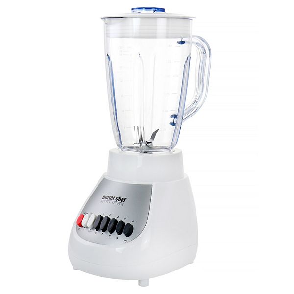 Better Chef 10 Speed 350 Watt Plastic Jar Blender Better Chef