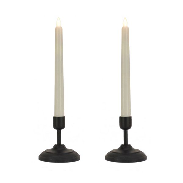 National Tree Company HGTV Heritage Flameless LED Window Candles 2-piece Set National Tree Company