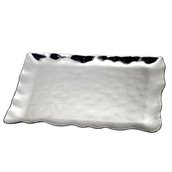 Certified International Silver Coast Rectangle Platter Certified International