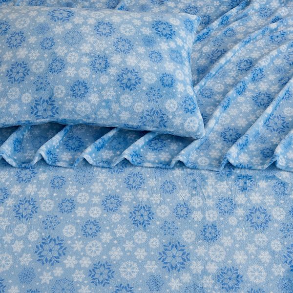 Printed Velvet Plush Ultra Soft Bed Sheet Set Madelinen