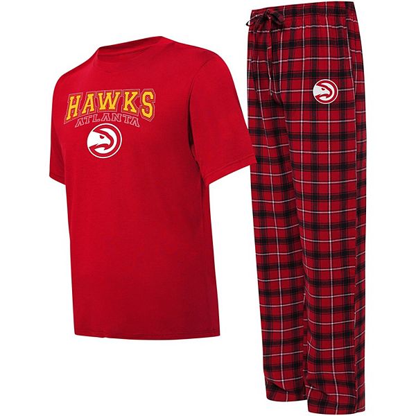 Мужская Пижама College Concepts Красный/Чёрный Atlanta Hawks Arctic Unbranded