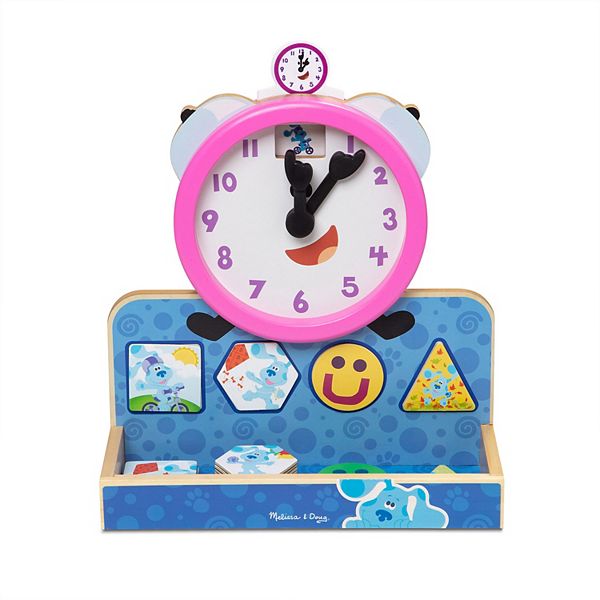 Melissa & Doug Blue's Clues & You! Wooden Tickety Tock Magnetic Clock Melissa & Doug