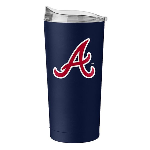 Двустенный термос Atlanta Braves, 20oz, с антипригарным покрытием и силиконовым основанием Unbranded