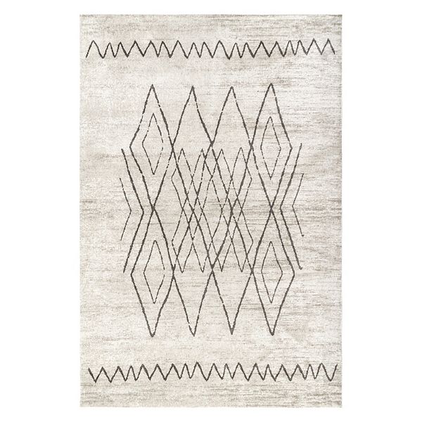 nuLoom Miriam Machine Washable Geometric Diamond Area Rug NuLOOM