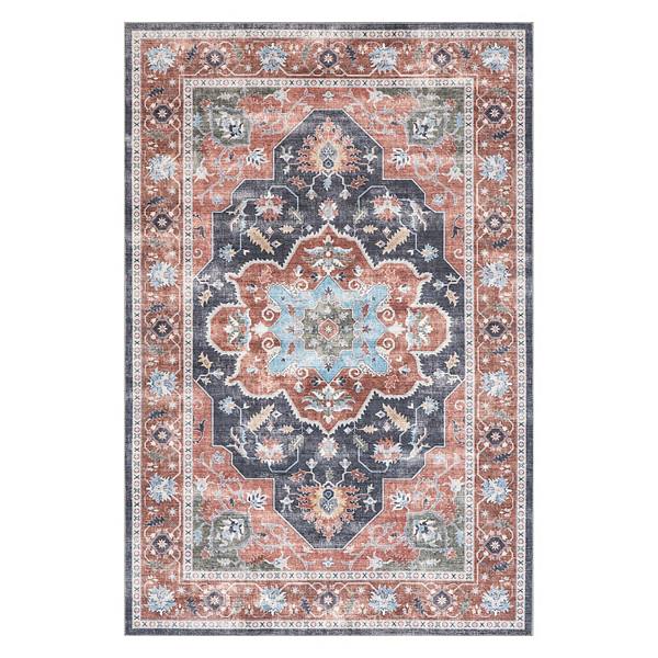 nuLoom Jay Persian Medallion Machine Washable Area Rug NuLOOM