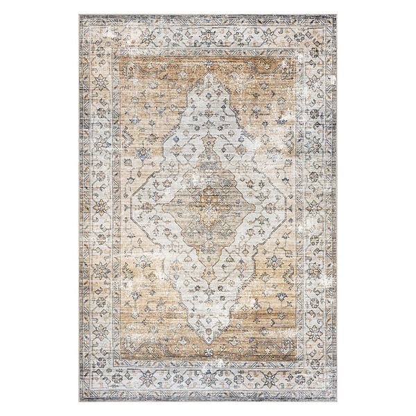 nuLoom Keila Vintage Stain-Resistant Machine Washable Area Rug NuLOOM