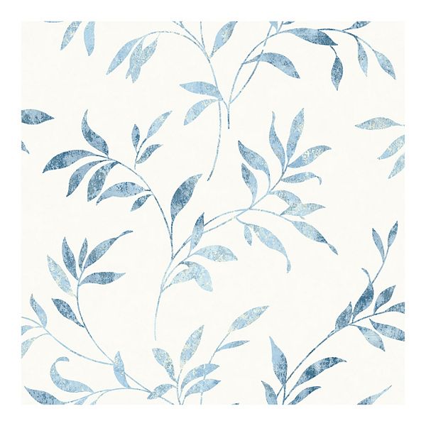 Brewster Home Fashions Sanibel Leaf Trail Pre-Pasted Wallpaper BREWSTER