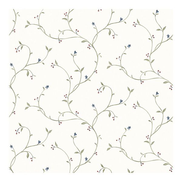 Brewster Home Fashions Star Flower Trail Pre-Pasted Wallpaper BREWSTER