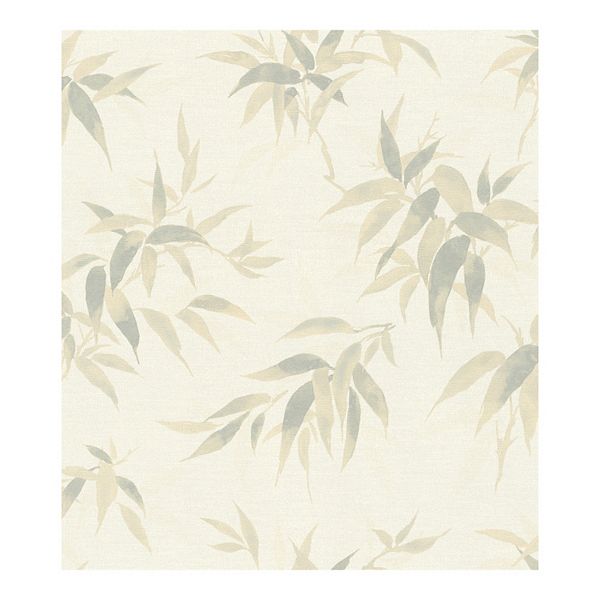 Brewster Home Fashions Minori Leaves Wallpaper BREWSTER