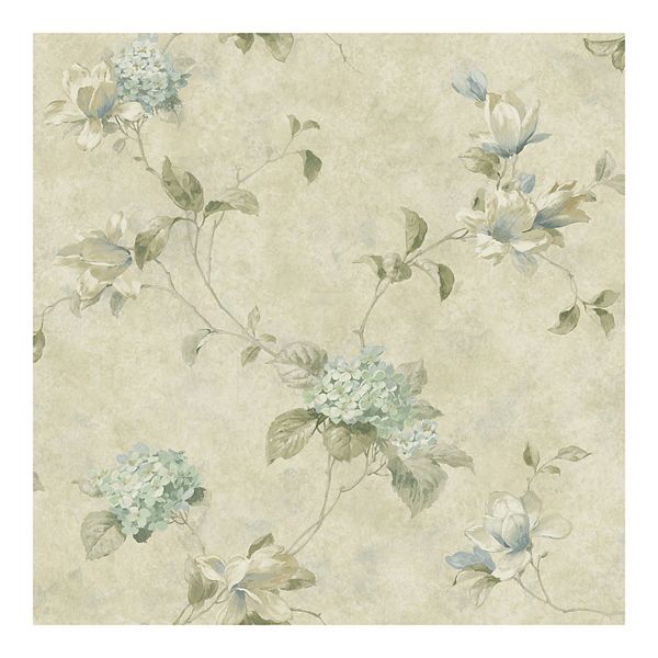 Brewster Home Fashions Hydrangea Trail Pre-Pasted Wallpaper BREWSTER