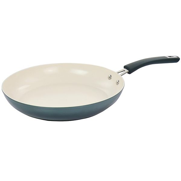 Oster Cocina Corbett 12 Inch Nonstick Aluminum Frying Pan in Gray Oster Cocina