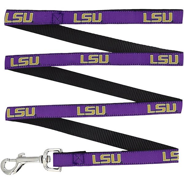 Поводок для собак LSU Tigers, нейлоновый, 1,9 м, с поворотным карабином Unbranded