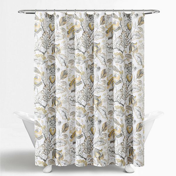 Lush Decor Cynthia Jacobean Shower Curtain Lush Décor