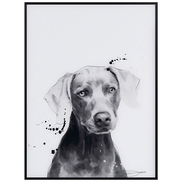 Empire Art Direct Weimaraner Framed Wall Art Empire Art Direct