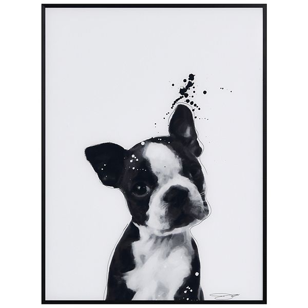 Empire Art Direct Boston Terrier Framed Wall Art Empire Art Direct