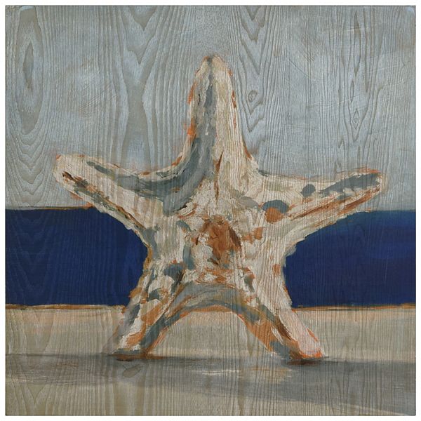 Empire Art Direct Starfish by the Sea Wood Wall Art Empire Art Direct