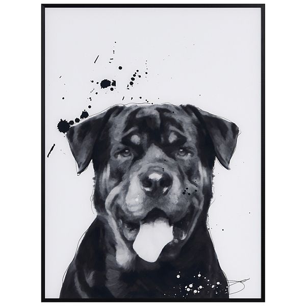 Empire Art Direct Rottweiler Framed Wall Art Empire Art Direct