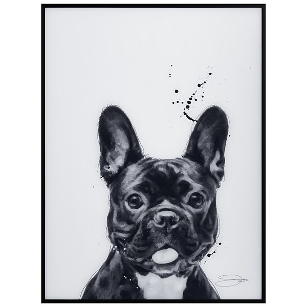 Empire Art Direct French Bulldog Framed Wall Art Empire Art Direct