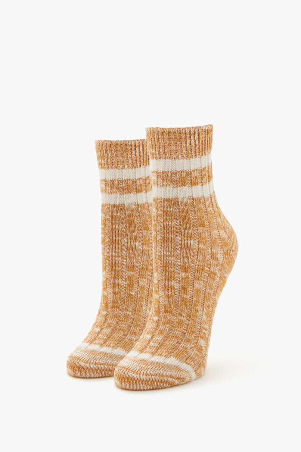 Женские Носки FOREVER21 Varsity-Striped Crew Socks FOREVER21