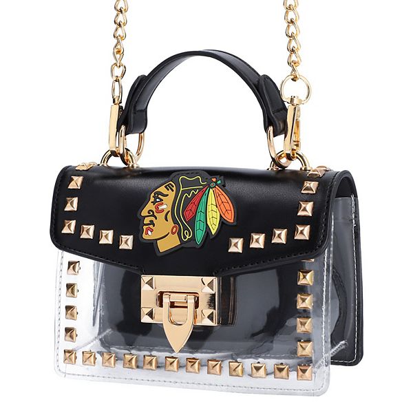 Сумка тоут Cuce Chicago Blackhawks Студированный Прозрачный Переносной Кошелек Unbranded