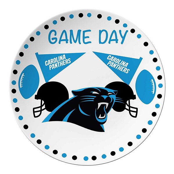 Carolina Panthers Game Day Round Plate Unbranded