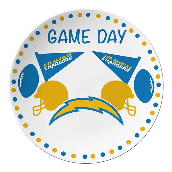 Los Angeles Chargers Game Day Round Plate Unbranded