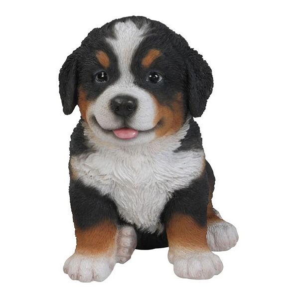 6.50" Bernese Mountain Dog Puppy Outdoor Garden Figurine Hi-Line Gifts