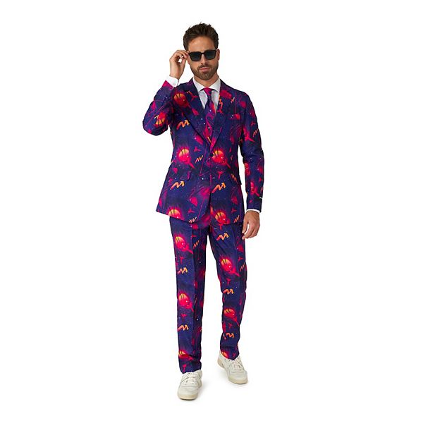 Мужской Костюм Suitmeister Retro Neon Navy Suitmeister