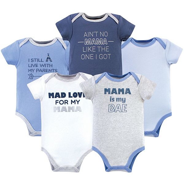 Мальчиковые Комплекты Одежды Luvable Friends Cotton Bodysuits 5pk Luvable Friends