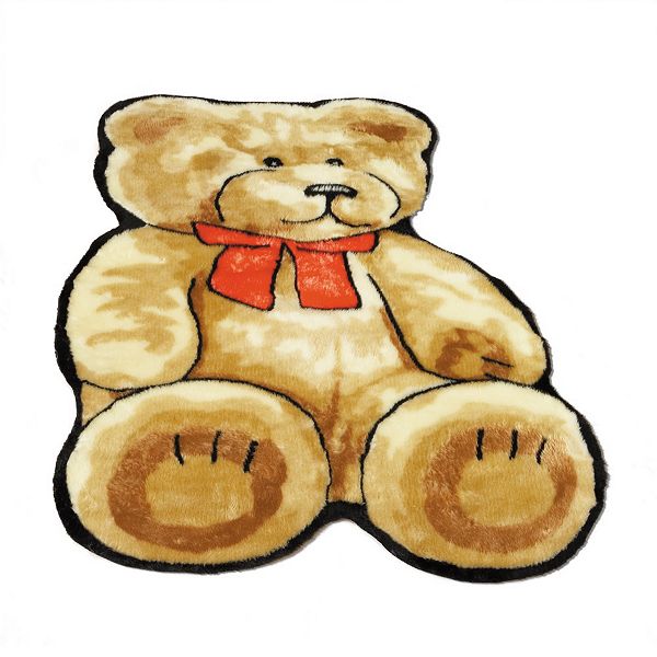 Walk on Me Faux Fur Super Soft Kids Teddy Bear Area Rug Made in France Walk on Me