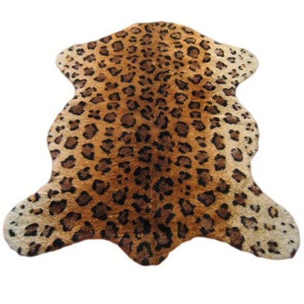 Walk on Me Faux Fur Super Soft Leopard Area Rug Made in France Walk on Me