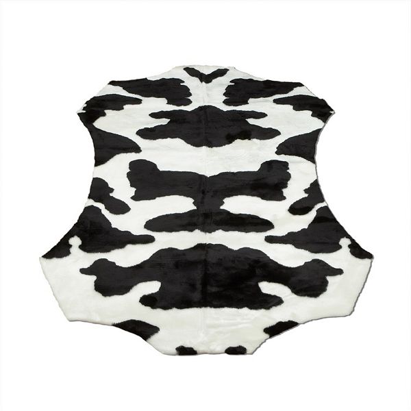 Walk on Me Faux Fur Super Soft Cow Area Rug Made in France Walk on Me