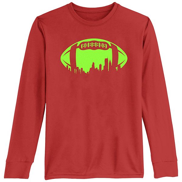 Детская Футболка Unbranded Football City Neon Shape Unbranded