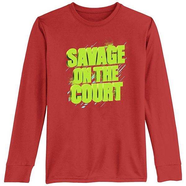 Детская Футболка Unbranded Savage On The Court Neon Sign Unbranded