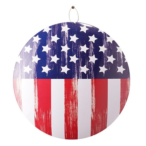 American Art Décor Rustic American Flag Metal Wall Decor American Art Décor