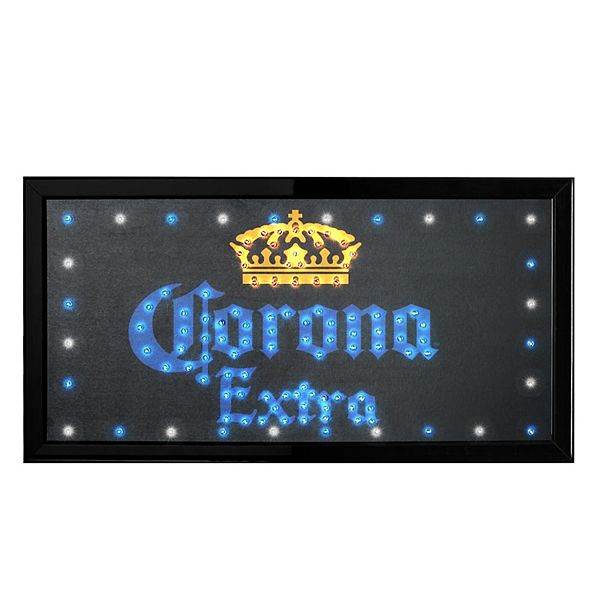 Светодиодное настенное украшение Corona Extra в винтажном стиле, 25 см x 48 см, для внутреннего использования American Art Décor