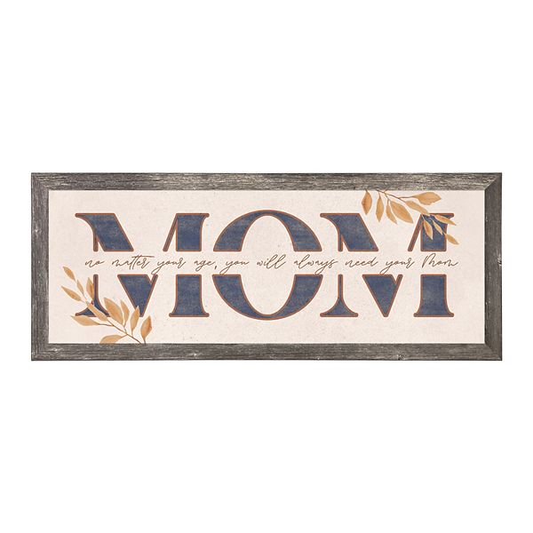 Personal-Prints "MOM" Boho Canvas Framed Wall Art Personal-Prints