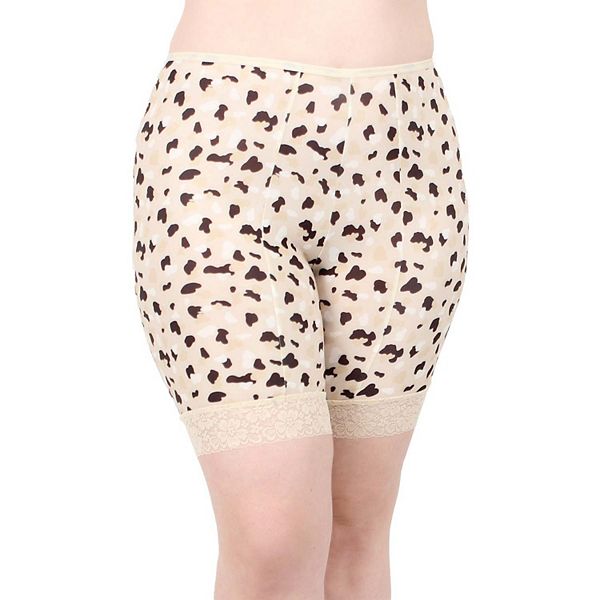 Женские Корректирующее белье Undersummers Moisture Wicking Cool Anti Chafe Slip Short с Легким Кружева 7" Undersummers