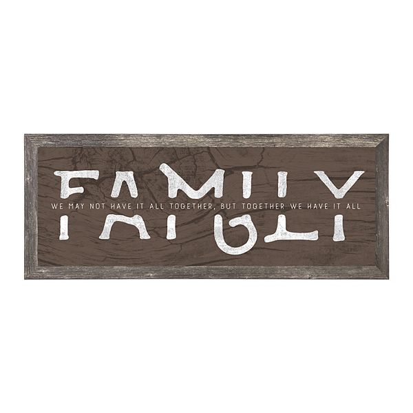 Personal-Prints Family Rustic Framed Wall Art Personal-Prints