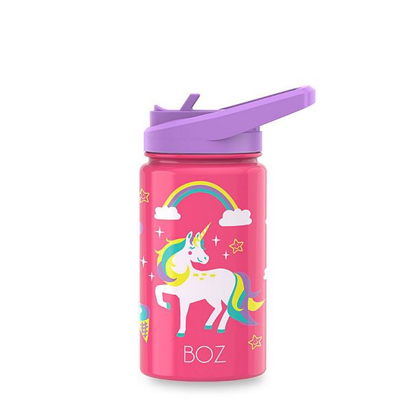 BOZ Kids Stainless Steel Insulated Water Bottle with Straw Lid BOZ