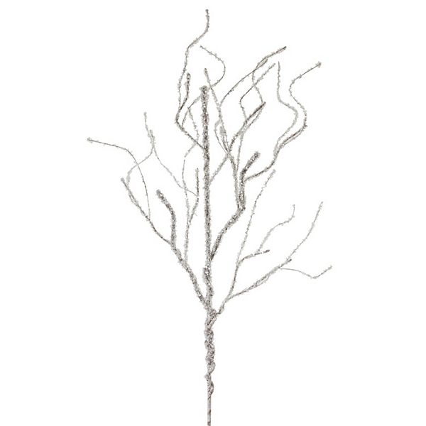 Set of 6 Silver Contemporary Artificial Christmas Twig Spray  34" Contemporary Home Living