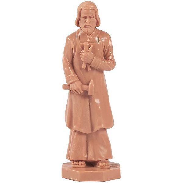 St. Joseph Statue, Patron Saint Workers Statue, Christian Gifts (3.5 Inches) Juvale