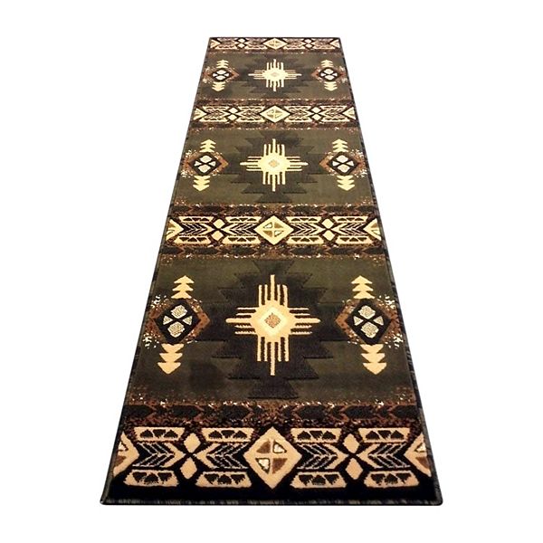 Юго-западный коврик 60х180 см цвета шалфей MASADA RUGS